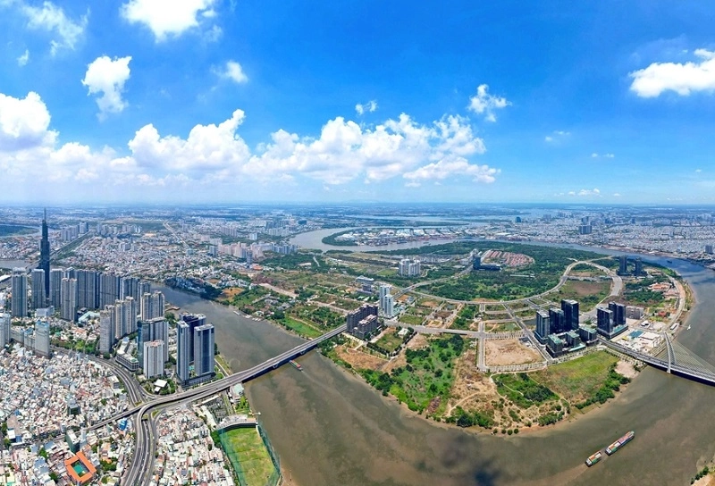 Trung tâm tài chính quốc tế của Việt Nam tại thành phố được quy hoạch ở quận 1 và khu đô thị Thủ Thiêm