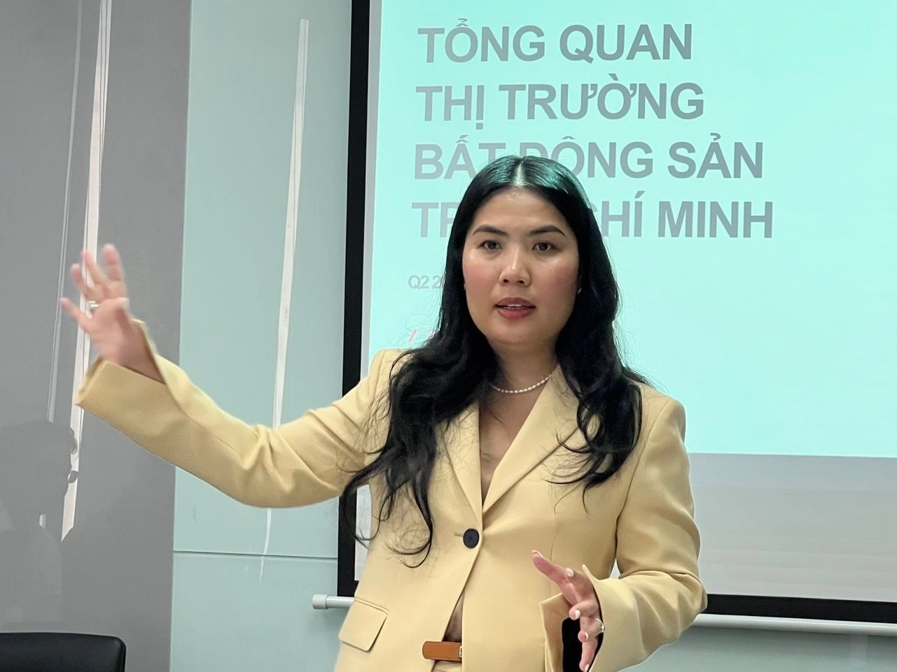 Bà Trang Bùi, Tổng giám đốc Cushman & Wakefield Việt Nam. Ảnh: Hạ Vy