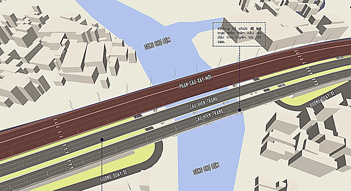 Phương &aacute;n thiết kế cầu B&igrave;nh Điền bắc qua s&ocirc;ng Chợ Đệm (huyện B&igrave;nh Ch&aacute;nh cũ). Cầu được x&acirc;y từ thời Ph&aacute;p, qua nhiều lần n&acirc;ng cấp, cải tạo.