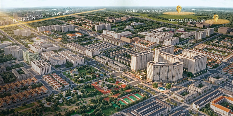 Khu vực ph&iacute;a T&acirc;y được đầu tư đầy đủ tiện &iacute;ch từ Aeon Mall, trường học c&aacute;c cấp, bệnh viện&hellip;