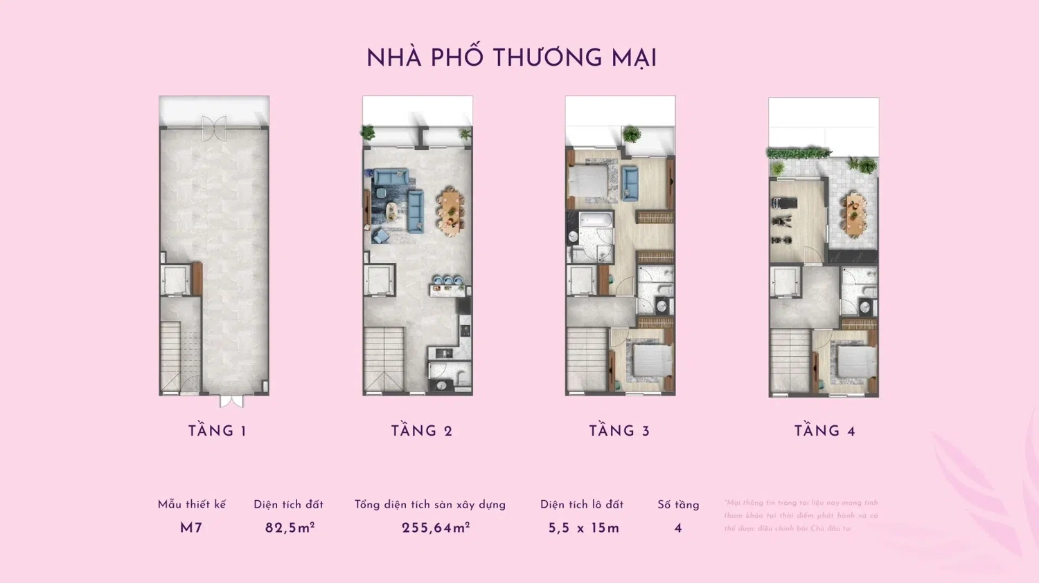 Mặt bằng nhà phố Shophouse Thanh Phú Centre Point Long An
