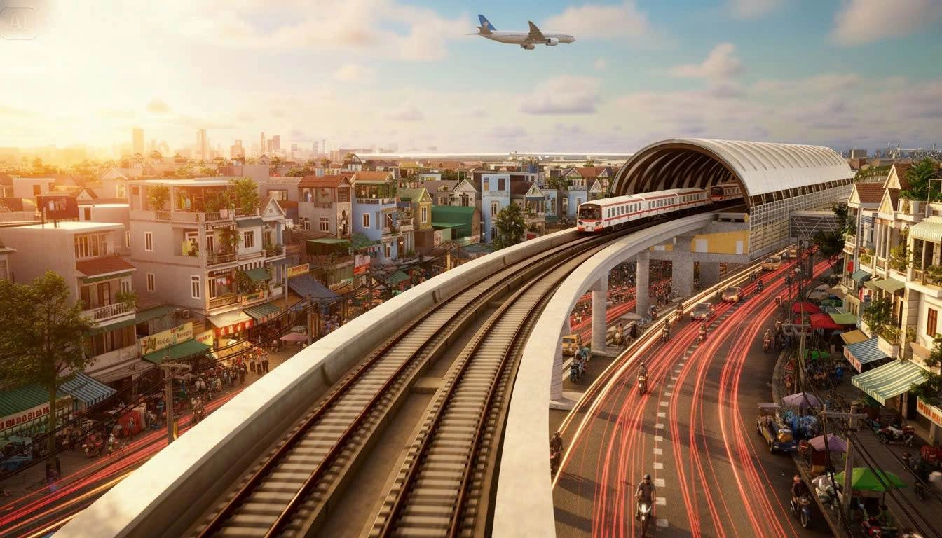 Phối cảnh tuyến metro số 2