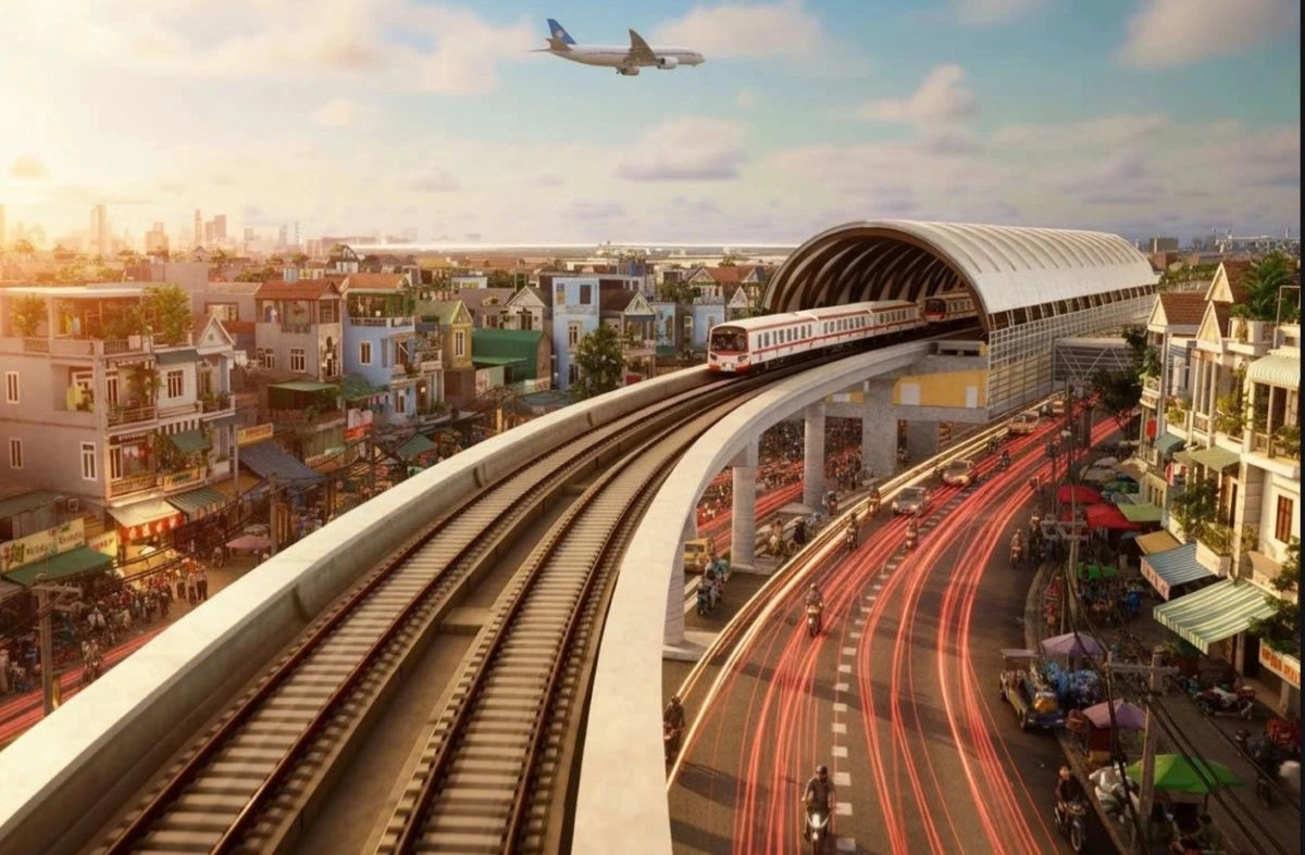 Phối cảnh Metro số 2 kết nối Bến Th&agrave;nh - Tham Lương, r&uacute;t ngắn thời gian di chuyển từ t&acirc;y bắc về trung t&acirc;m xuống chỉ c&ograve;n khoảng 15 - 20 ph&uacute;t.