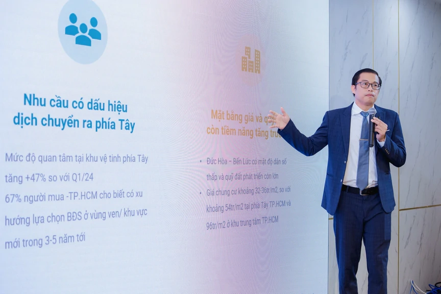 Mức độ quan tâm bất động sản tại khu vực vệ tinh phía Tây