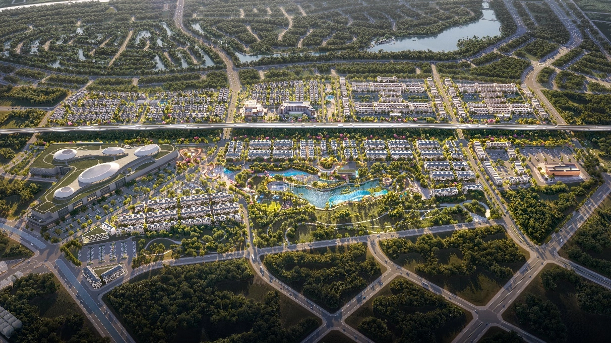 Phối cảnh khu đô thị tích hợp Thanh Phú Centre Point.