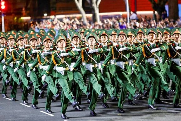 Các khối lực lượng sẽ rẽ về bốn hướng trong lễ diễu binh, diễu hành