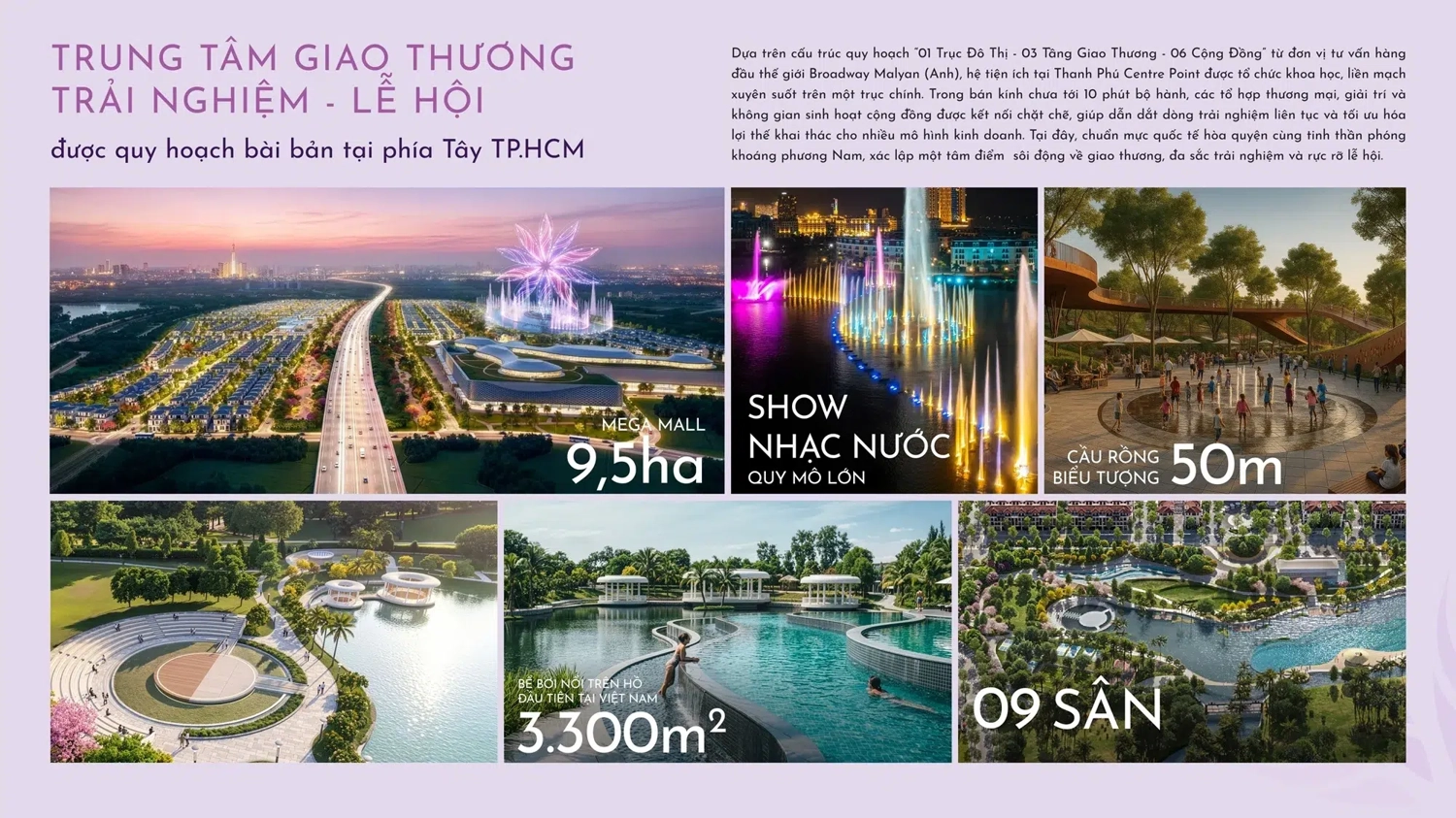 Trung tâm giao thương với trải nghiệm lễ hội tại Thanh Phú Centre Point