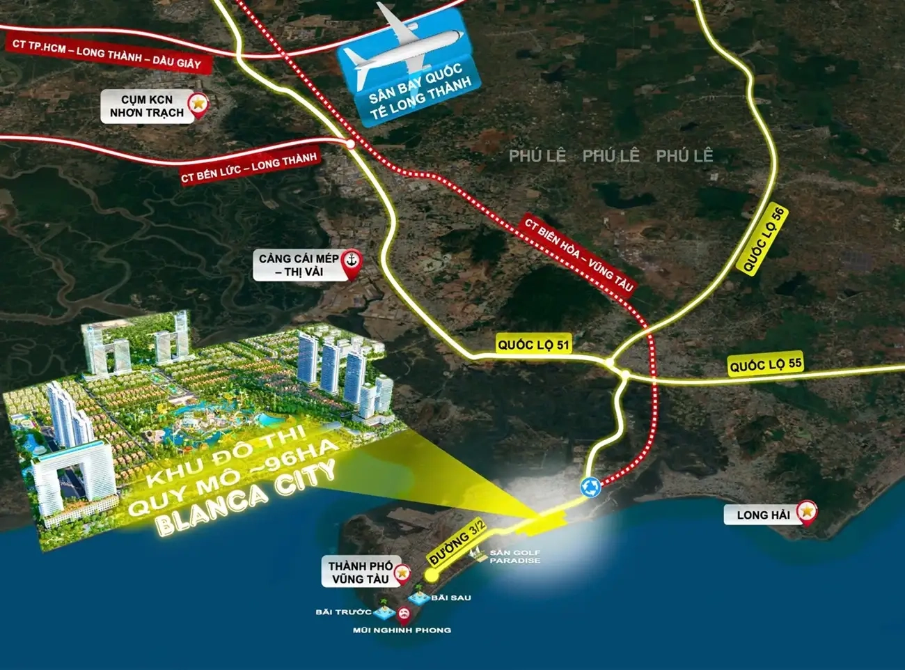 Vị Trí Blanca City Vung Tau