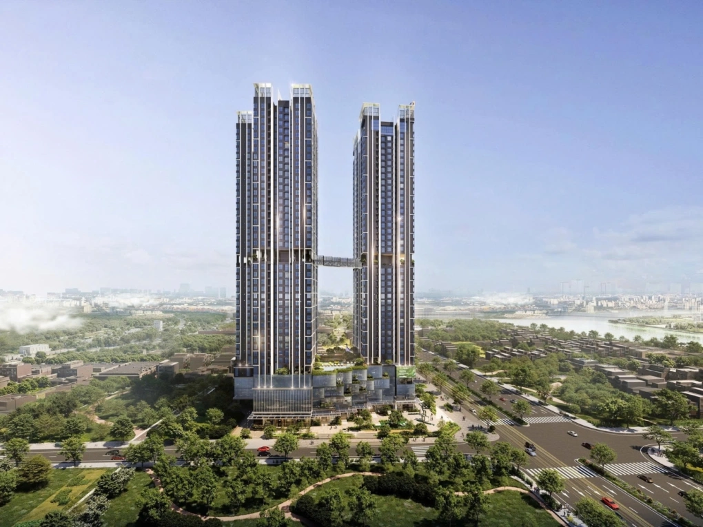 Vị tr&iacute; dự &aacute;n The Emerald Boulevard ngay mặt tiền quốc lộ 13.