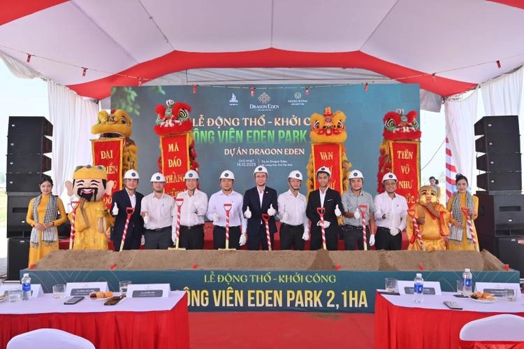 Các công trình tiện ích tại Dragon Eden đang được lần lượt triển khai