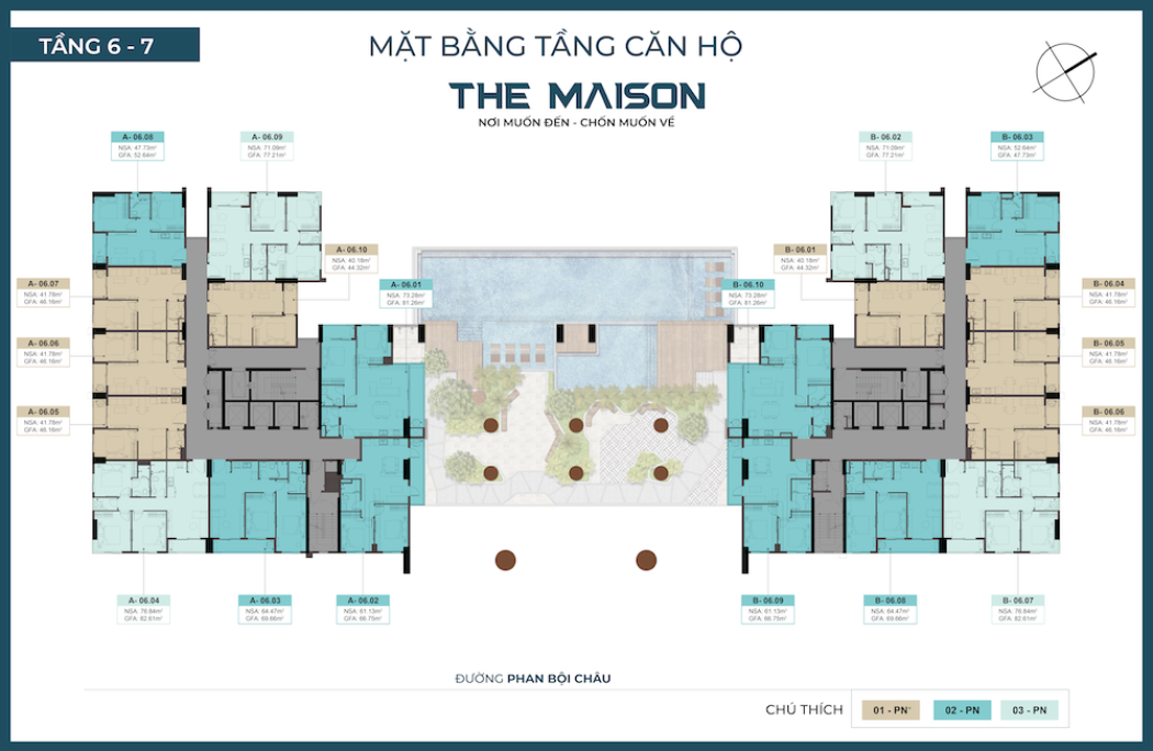 MẶT BẰNG DỰ ÁN THE MAISON BÌNH DƯƠNG